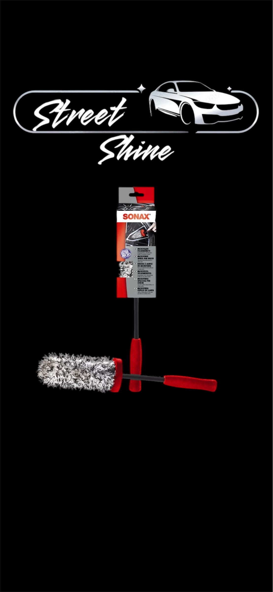 SONAX Microfaser Felgenbürste